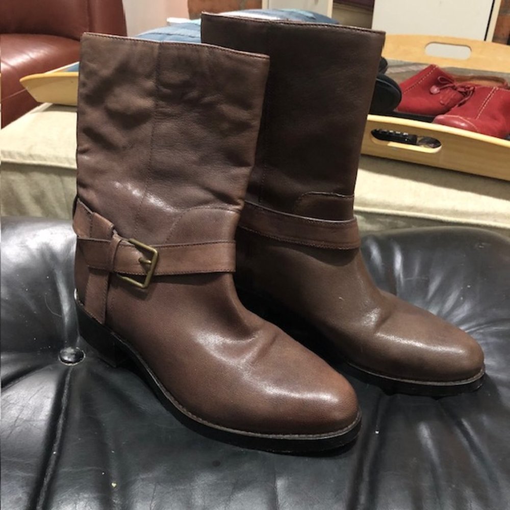 Brown Leather Boot